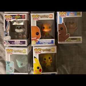 Funky Pop lot - Pokémon, Space Jam Bugs